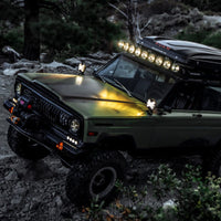 KC HiLiTES SlimLite 6in. LED Light 50w Spot Beam (Pair Pack System) - Black - Mammoth Racing -