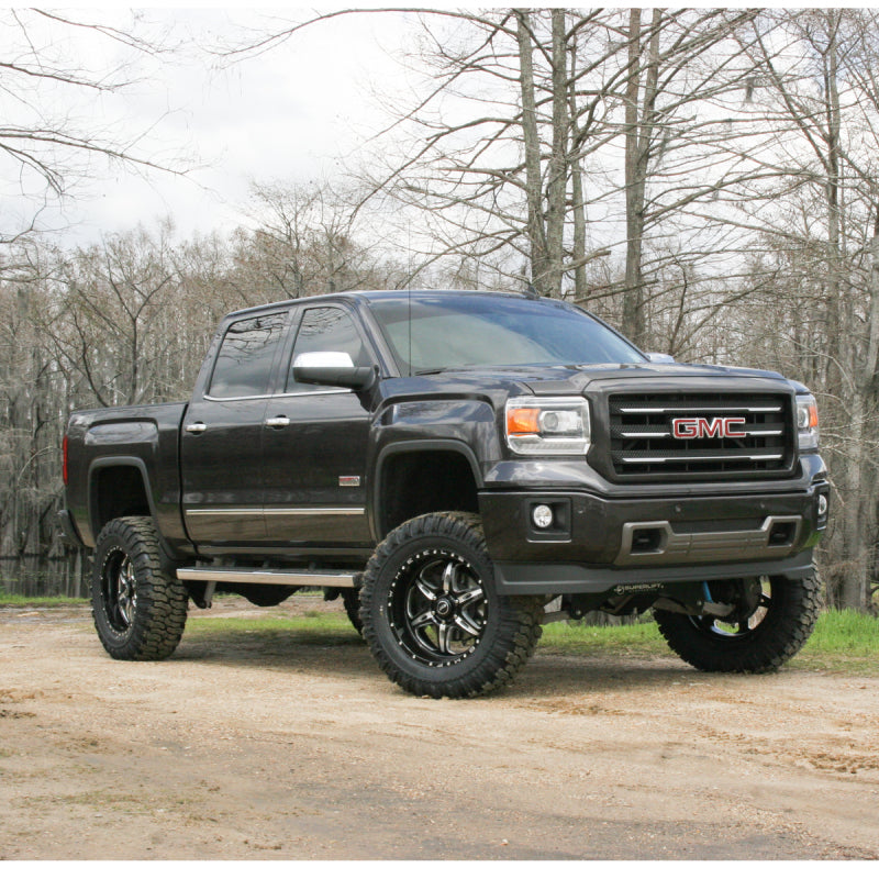 Superlift 07-16 Chevy Silv 4WD 8in Lift Kit w/ OE Cast Steel Control Arms & King Coilovers & Shocks - Mammoth Racing -