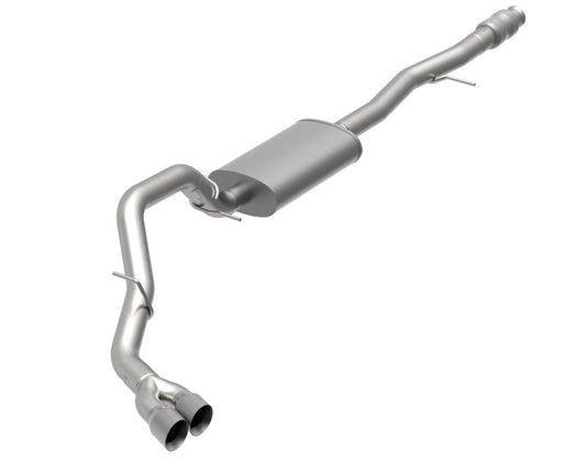 Kooks 2019+ GM 1500 Series Truck 6.2l CC w/ Short Box OEM x 3-1/2in SS Catback Exhaust. w/ Pol. Tips - Mammoth Racing -