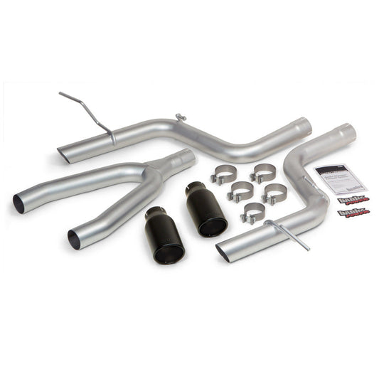 Banks Power 14 Jeep Grand Cherokee 3.0L Diesel Monster Exhaust Sys - SS Single Exhaust w/ Black Tip - Mammoth Racing -
