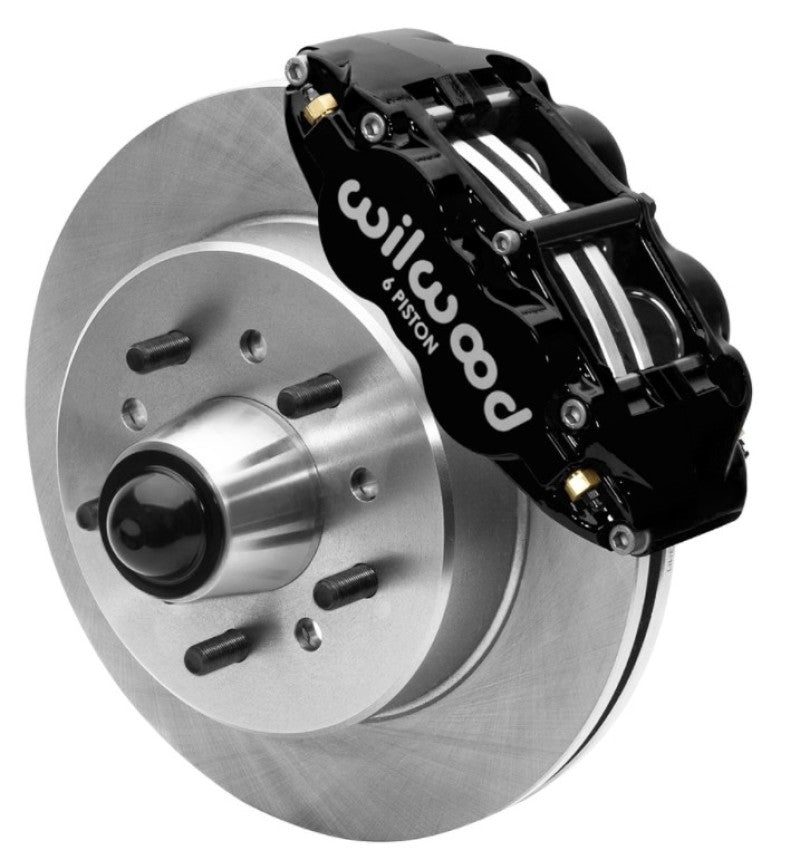 Wilwood Forged Narrow Superlite 6R Front Big Brake Kit 12.19in Rotors 88-98 C1500 - Black - My Store