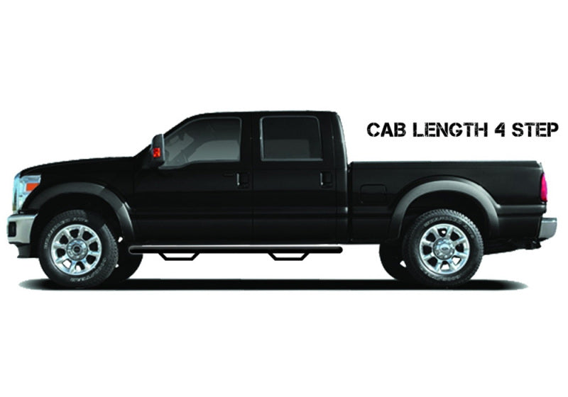 N-Fab Nerf Step 2021 Ford Bronco (4 Door) - Gloss Black - SRW - 3in - Mammoth Racing -