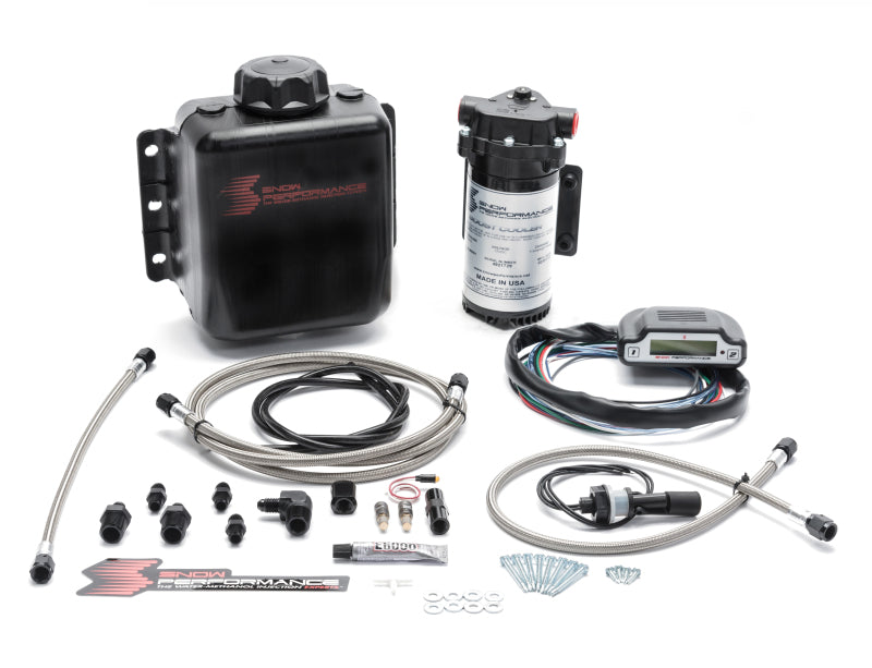Snow Performance Stg 3 Boost Cooler EFI 2D MAP Prog. Water Injection Kit (SS Braided Line & 4AN) - My Store