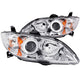 ANZO 2004-2008 Mazda 3 Projector Headlights w/ Halos Chrome - Mammoth Racing -