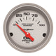Autometer Marine Silver Ultra-Lite 2-1/16in 100psi Electric Oil Pressure Gauge - My Store