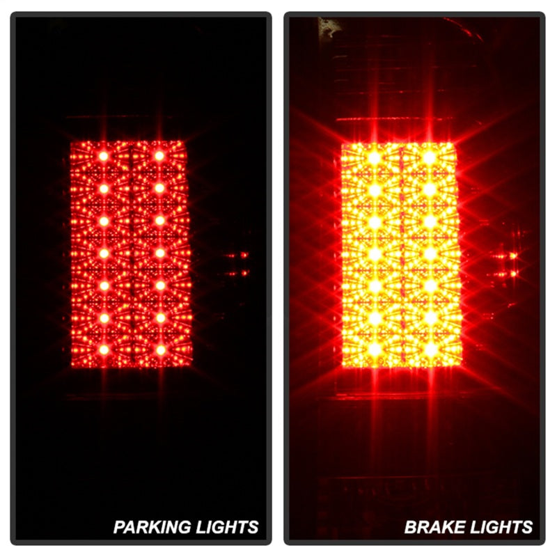 Spyder Ford F150 Styleside 97-03/F250 Version 2 LED Tail Lights Red Clear ALT-YD-FF15097-LED-G2-RC - Mammoth Racing -