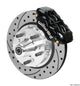 Wilwood Forged Dynalite Pro Front Kit 11.00in Rotor 5x4.00in BC 65-72 SRP Drilled & Slotted - Black - My Store