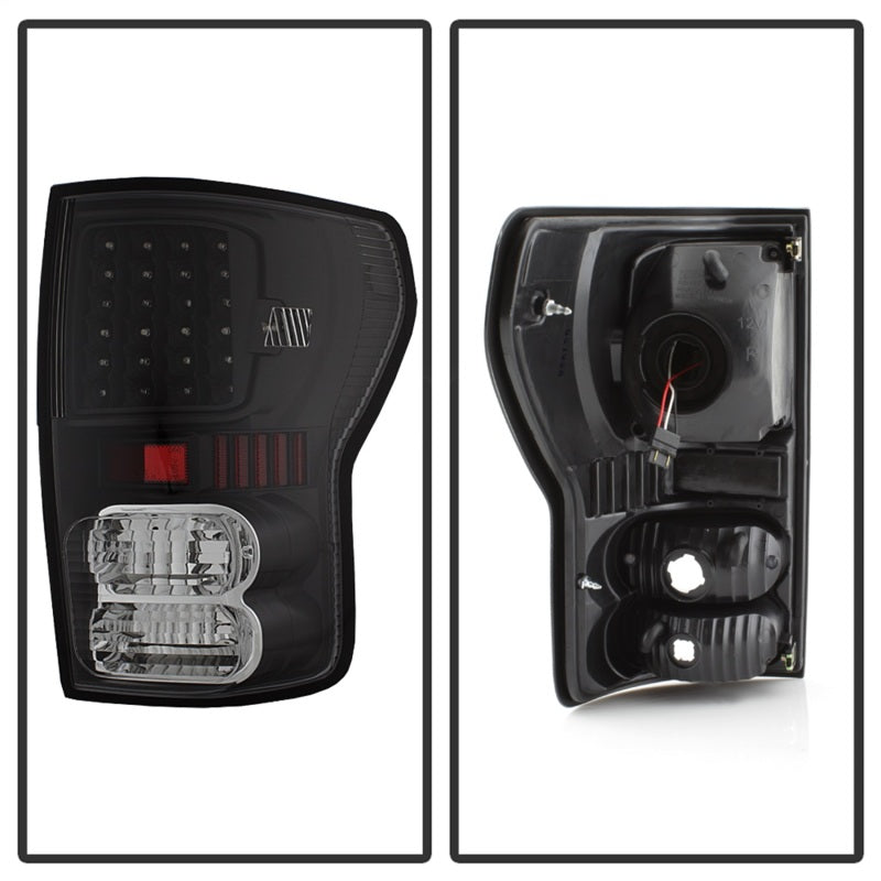 Xtune Toyota Tundra 07-13 LED Tail Lights Black ALT-ON-TTU07-LED-BK - Mammoth Racing -