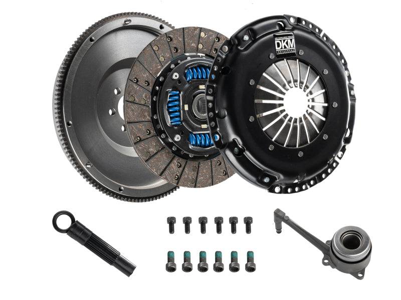 DKM Clutch 2.0 VW/Audi A3 FSI 6 Bolt Sprung Organic MB Clutch w/Steel Flywheel (440 ft/lbs Torque) - Mammoth Racing -