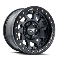 Dirty Life 9313 Enigma Race 17x9 / 5x127 BP / -12mm Offset / 78.1mm Hub Matte Black Wheel - Mammoth Racing -