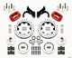 Wilwood Forged Dynalite Front Kit 12.19in Drilled Red 65-68 Chevy Impala -Drum Spindle - Mammoth Racing -