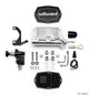 Wilwood Compact Tandem M/C - 1in Bore w/Bracket and Valve fits Mustang (Pushrod) - Ball Burnished - My Store