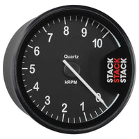 Autometer Stack Clubman Tachometer 80mm 0-10k RPM - Black - My Store