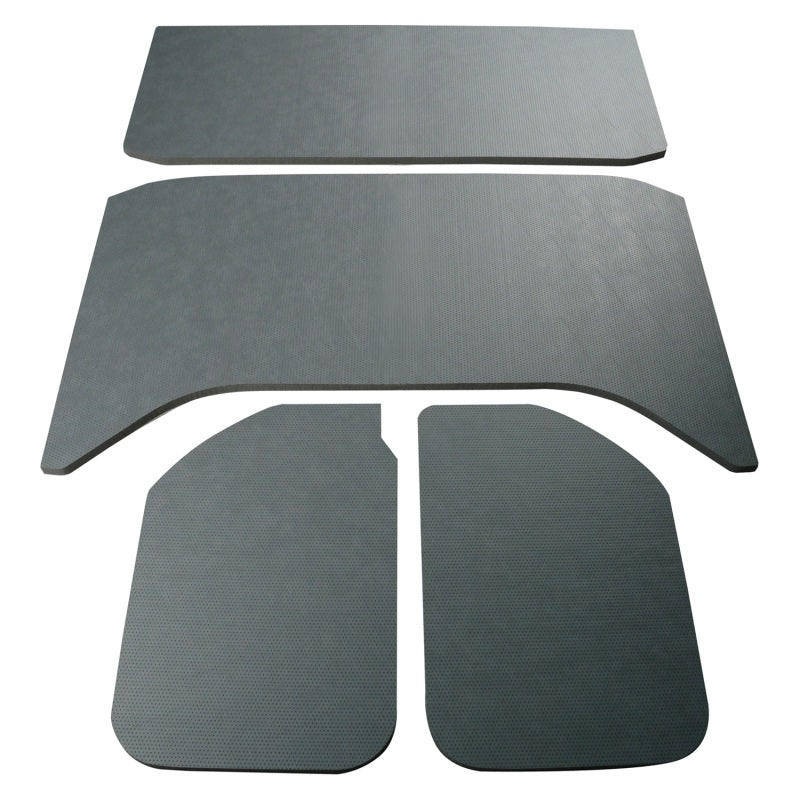 DEI 11-18 Jeep Wrangler JK 4-Door Leather Look Headliner Gray 4 Piece - Mammoth Racing -