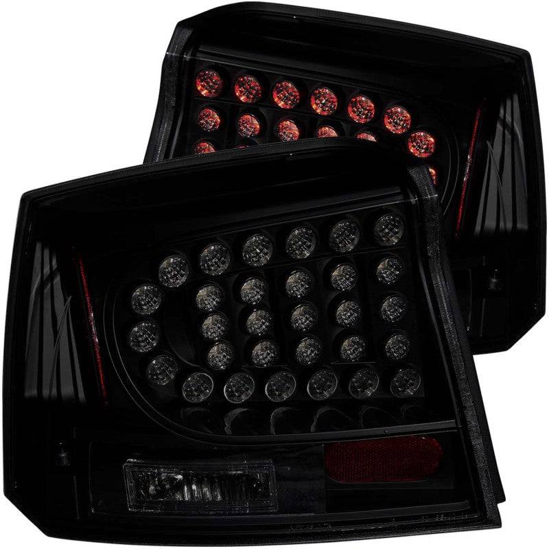 ANZO 2006-2008 Dodge Charger LED Taillights Dark Smoke - My Store