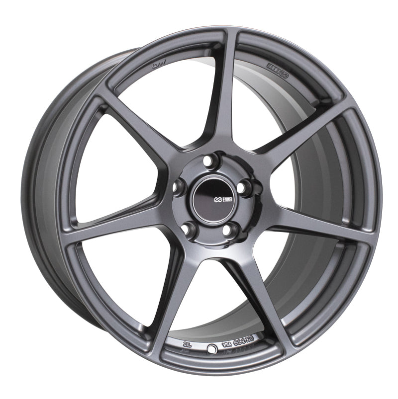 Enkei TFR 18x8.0 5x114.3 40mm Offset 72.6 Bore Diameter Matte Gunmetal Wheel - Mammoth Racing -