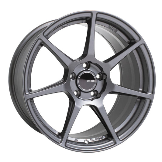 Enkei TFR 18x8.5 5x114.3 45mm Offset 72.6 Bore Diameter Matte Gunmetal Wheel - Mammoth Racing -