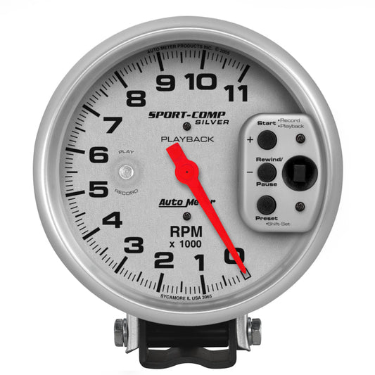 Autometer Ultra-Lite 5in Pedestal Playback Tachometer 0-11000 RPM - My Store