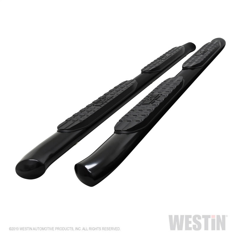Westin 05-21 Toyota Tacoma Access Cab PRO TRAXX 4 Oval Nerf Step Bars - Blk - Mammoth Racing -