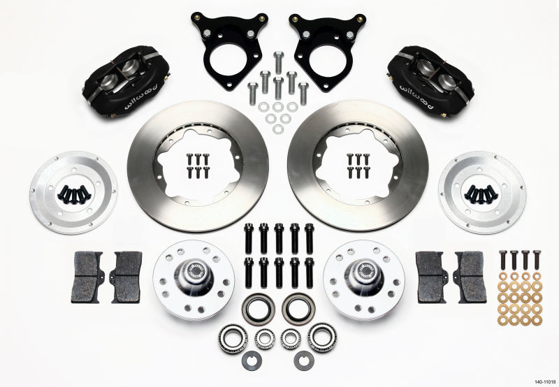 Wilwood Forged Dynalite Front Kit 11.00in 87-93 Mustang 5 Lug - Mammoth Racing -