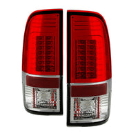 Spyder Ford Super Duty 08-15 Version 2 LED Tail Lights Red Clear ALT-YD-FS07-LED-G2-RC - Mammoth Racing -