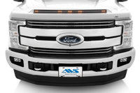 AVS 17-22 Ford F-250 / F-350 / F-450 Aeroskin Hood Shield Color Match w/ lights - Oxford White - Mammoth Racing -