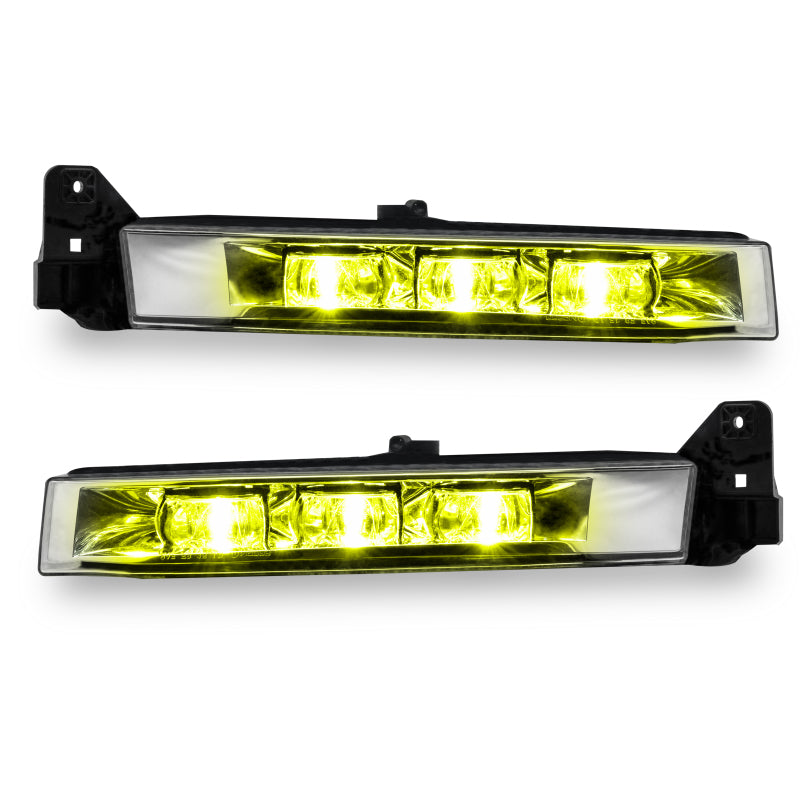 Oracle 15-21 Dodge Charger RGB+W Linear Fog Light Upgrade Kit - ColorSHIFT+W - Mammoth Racing -