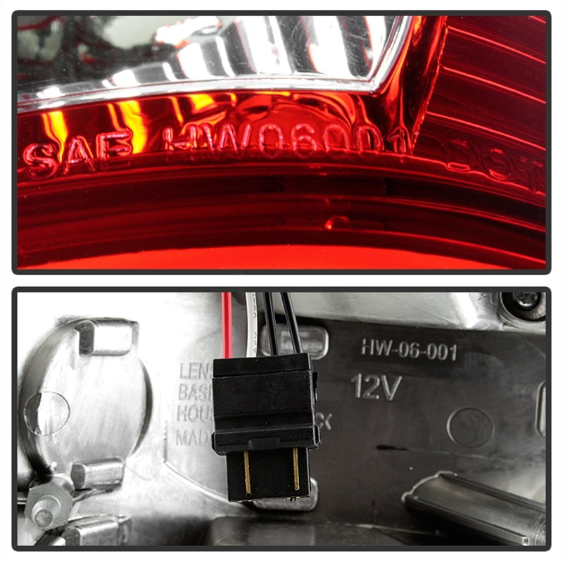 Xtune Ford F150 Styleside 97-03 Super Duty 99-07 LED Tail Lights Red Smoke ALT-ON-FF15097-LED-RC - Mammoth Racing -