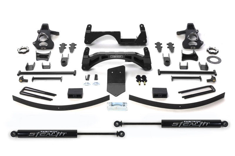 Fabtech 07-13 GM K1500 P/U w/o Autoride 4WD 6in Basic Sys w/Stealth - Mammoth Racing -