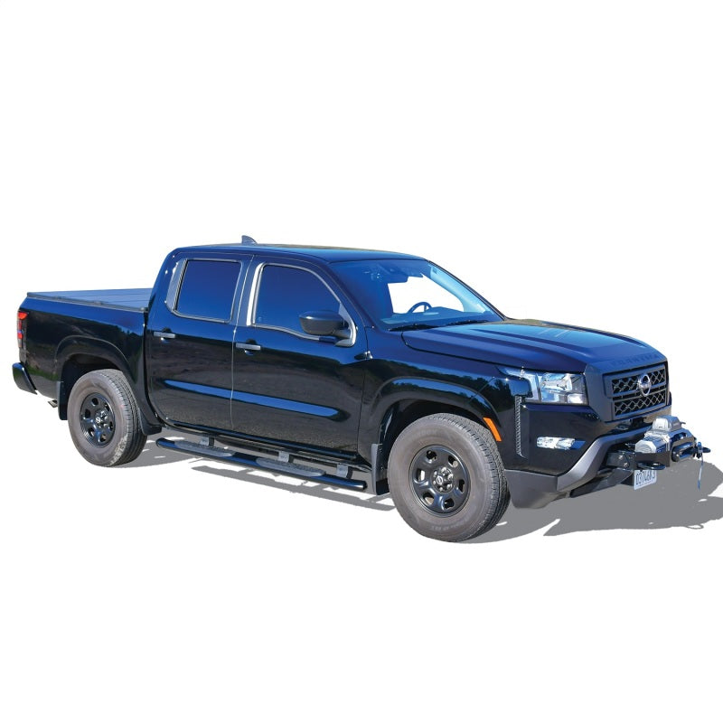 Westin 2022 Nissan Frontier Crew Cab PRO TRAXX 4 Oval Nerf Step Bars - Black - Mammoth Racing -