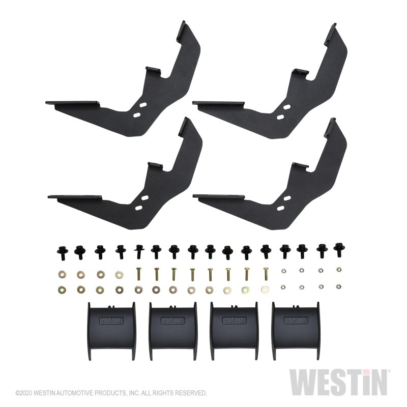 Westin 19-20 Chevy/GMC Silverado/Sierra 1500 Regular Cab R7 Nerf Step Bars - Black - Mammoth Racing -