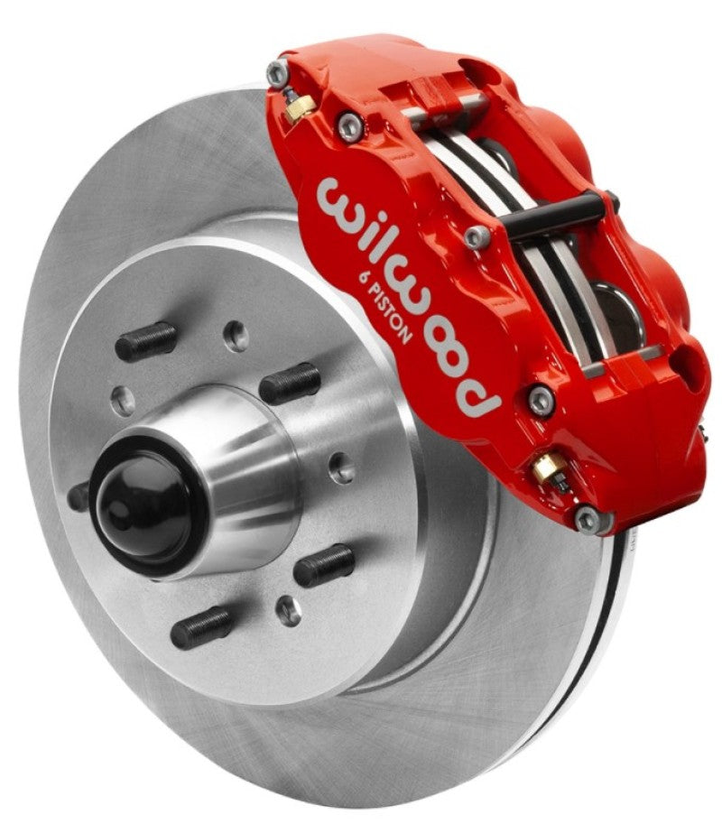 Wilwood Forged Narrow Superlite 6R Front Big Brake Kit 12.19in Rotors 88-98 C1500 - Red - My Store