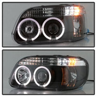 Spyder Ford Explorer 95-01 1PC Projector Headlights LED Halo Blk PRO-YD-FEXP95-HL-1PC-BK - Mammoth Racing -