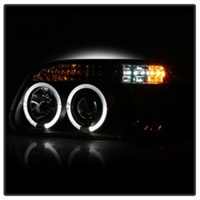 Spyder Ford Explorer 95-01 1PC Projector Headlights LED Halo Blk PRO-YD-FEXP95-HL-1PC-BK - Mammoth Racing -