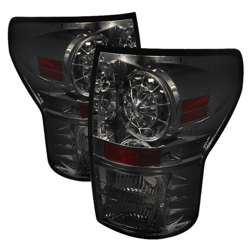 Spyder Toyota Tundra 07-13 LED Tail lights Smoke ALT-YD-TTU07-LED-SM - Mammoth Racing -