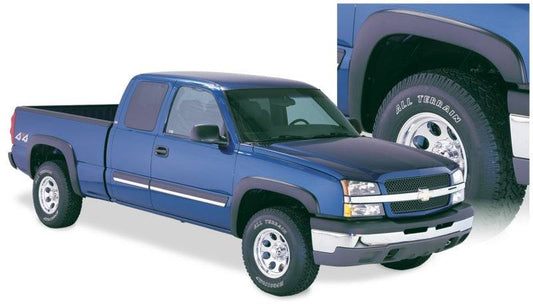 Bushwacker 07-07 Chevy Silverado 1500 Classic Fleetside OE Style Flares 4pc - Black - Mammoth Racing -