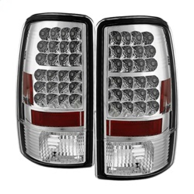 Spyder Chevy Suburban/Tahoe 1500/2500 00-06/GMC Yukon LED Tail Lights Chrome ALT-YD-CD00-LED-C - Mammoth Racing -