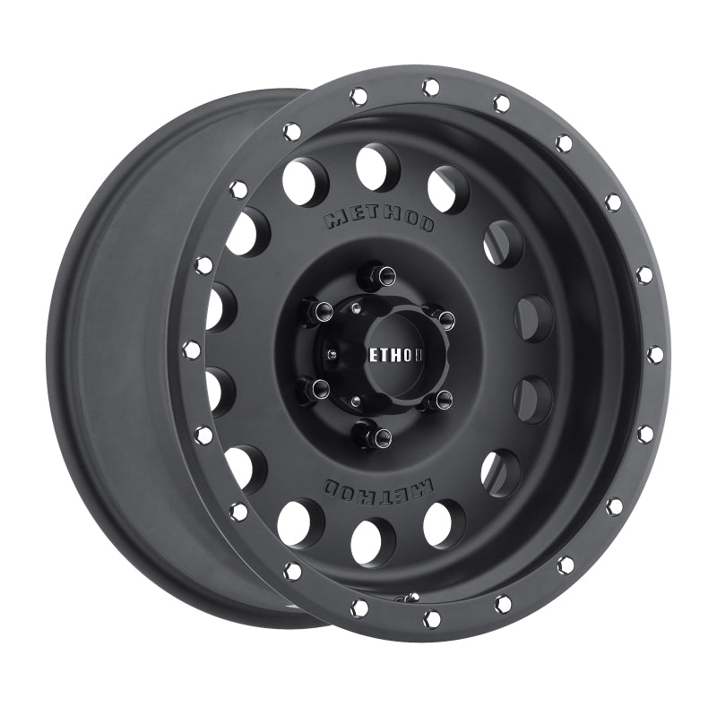 Method Mr307 Hole 17x8.5 0mm Offset 6x135 94mm CB Matte Black Wheel - Mammoth Racing -