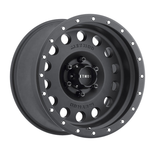Method Mr307 Hole 17x8.5 0mm Offset 6x135 94mm CB Matte Black Wheel - Mammoth Racing -