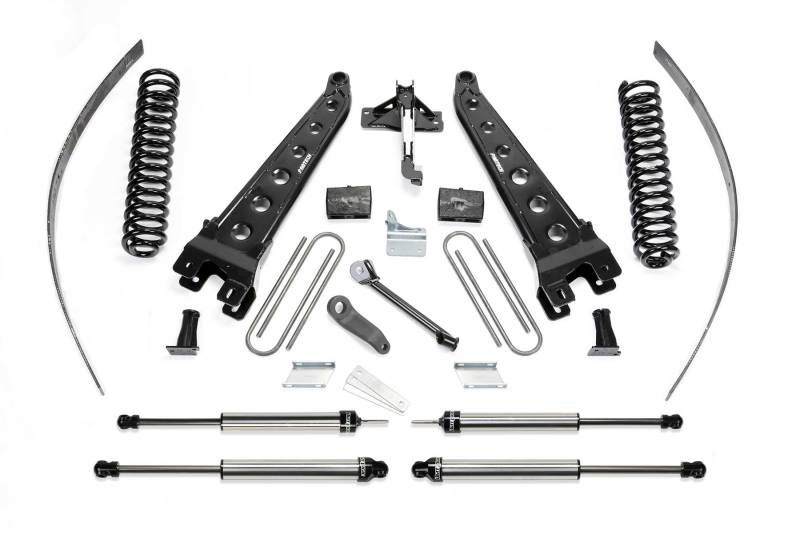 Fabtech 08-16 Ford F250 4WD w/o Factory Overload 8in Rad Arm Sys w/Coils & Dlss Shks - Mammoth Racing -