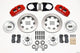 Wilwood Dynapro 6 Front Hub Kit 12.19in Red 37-48 Ford Psgr. Car Spindle - Mammoth Racing -