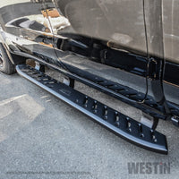 Westin 2019 Chevrolet Silverado/Sierra 1500 Crew Cab Thrasher Running Boards - Textured Black - Mammoth Racing -