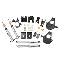 Belltech Lowering KIT 16.5-17 Chevy Silverado All Cabs 4WD 2inF/4inR - Mammoth Racing -