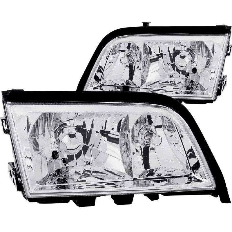 ANZO 1994-2000 Mercedes Benz C Class W202 Crystal Headlights Chrome - My Store