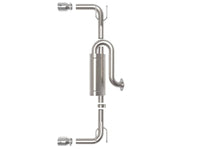 aFe 19-22 Mazda 3 L4 2.5L Takeda 3in to 2-1/2in 304 Stainless Steel Axle-Back Exhaust w/Polished Tip - My Store