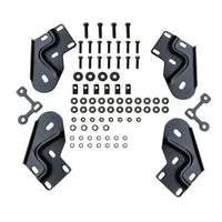 Westin 1999-2016 Ford F-250/350/450/550HD Crew Cab Platinum 4 Oval Nerf Step Bars - Black - Mammoth Racing -