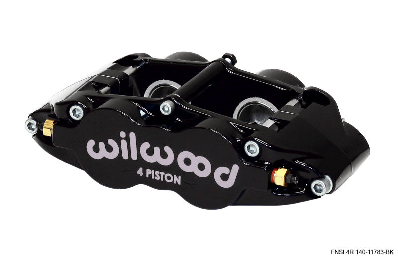 Wilwood Caliper-Narrow Superlite 4R - Black 1.25/1.25in Pistons 1.10in Disc - Mammoth Racing -