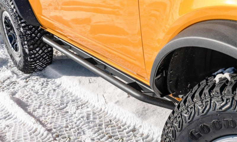 N-Fab Trail Slider Steps 2021 Ford Bronco 4 Door - Textured Black - Mammoth Racing -