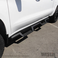 Westin 2019 Chevrolet Silverado / GMC Sierra 1500 Crew Cab Drop Nerf Step Bars - Textured Black - Mammoth Racing -