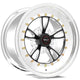 Weld Full Throttle 15x8 / 5x4.5 BP / 3.5in. BS Black Wheel - Polished Non Beadlock - Mammoth Racing -